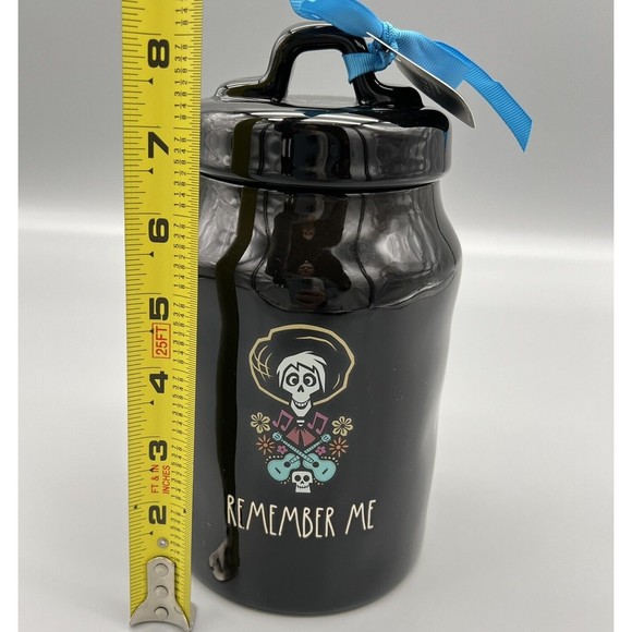 Rae Dunn COCO Disney Pixar Remember Me Tall Canister Jar Day Of The Dead NEW - Picture 10 of 11